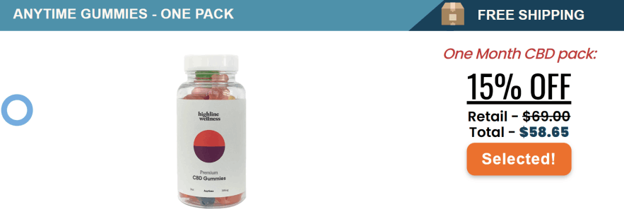 Botanical Farms CBD Gummies 3 bottle