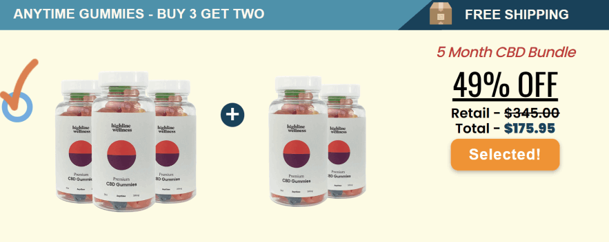 Botanical Farms CBD Gummies 1 bottle